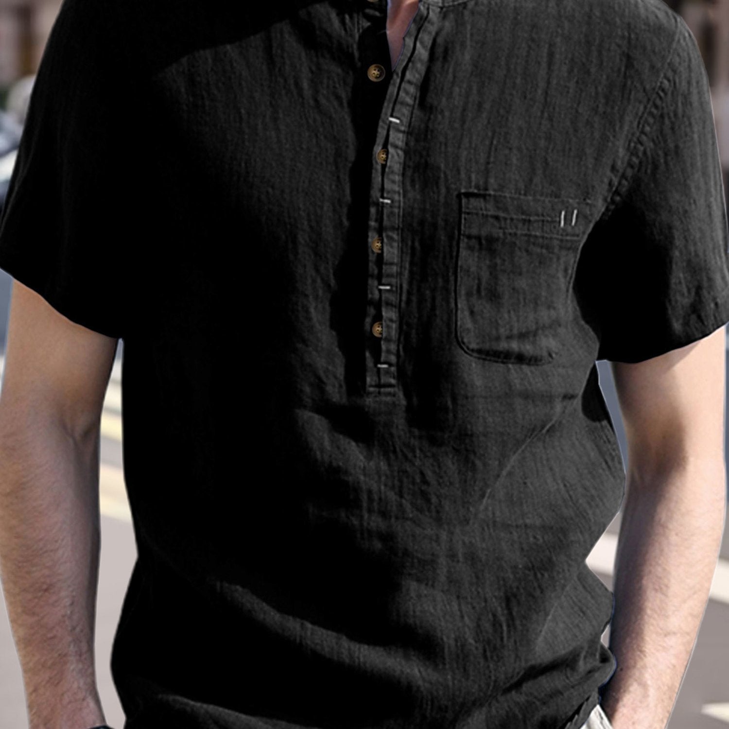 Lenvor™ | Henley transpirable de verano