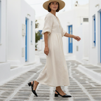 Zapatos Femeninos de Tacón Bajo Elegantes para Fiesta