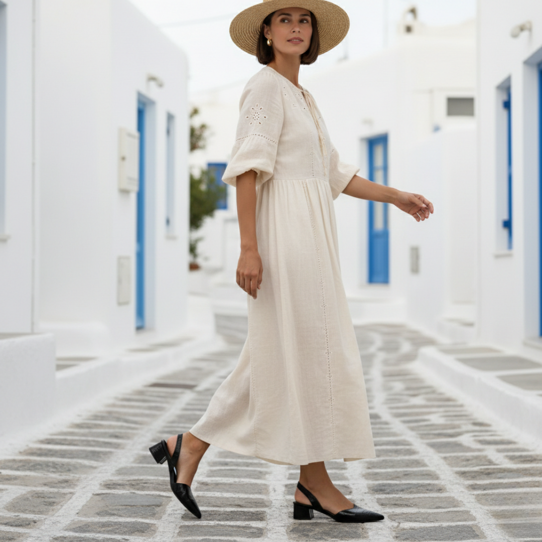 Zapatos Femeninos de Tacón Bajo Elegantes para Fiesta Marrón