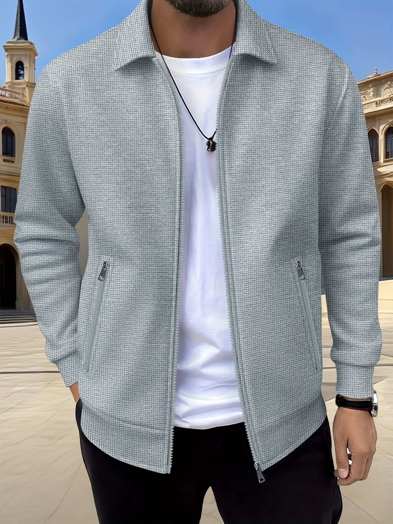 Urban Texture™ | Chaqueta casual premium para hombre