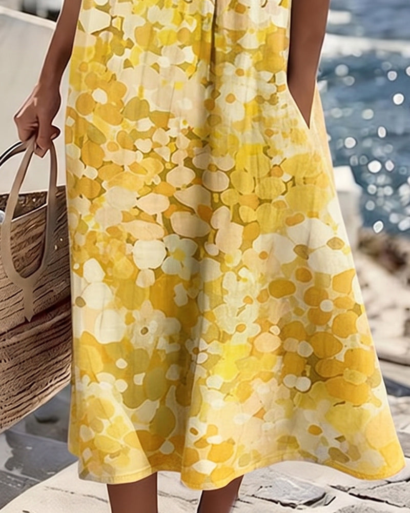 Robe Imprimé Floral Ample