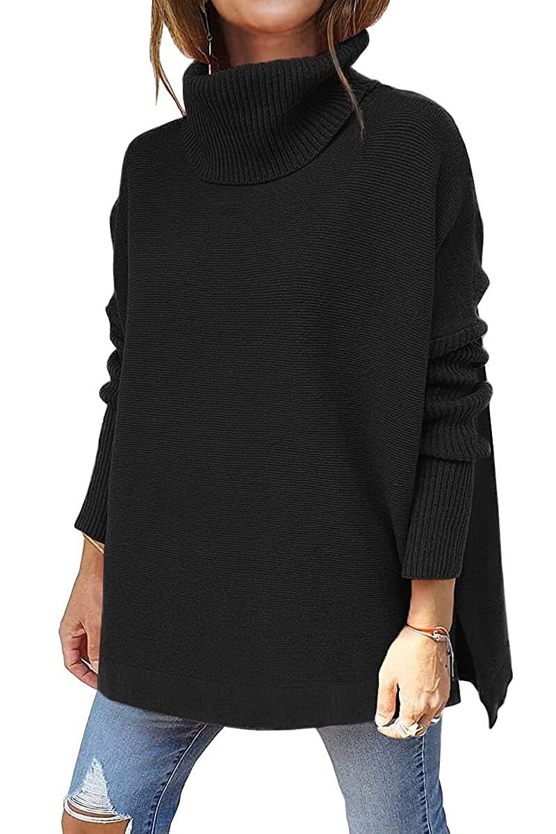 Drune | Jumper - Frauen Herbst Bequemer Rollkragenpullover
