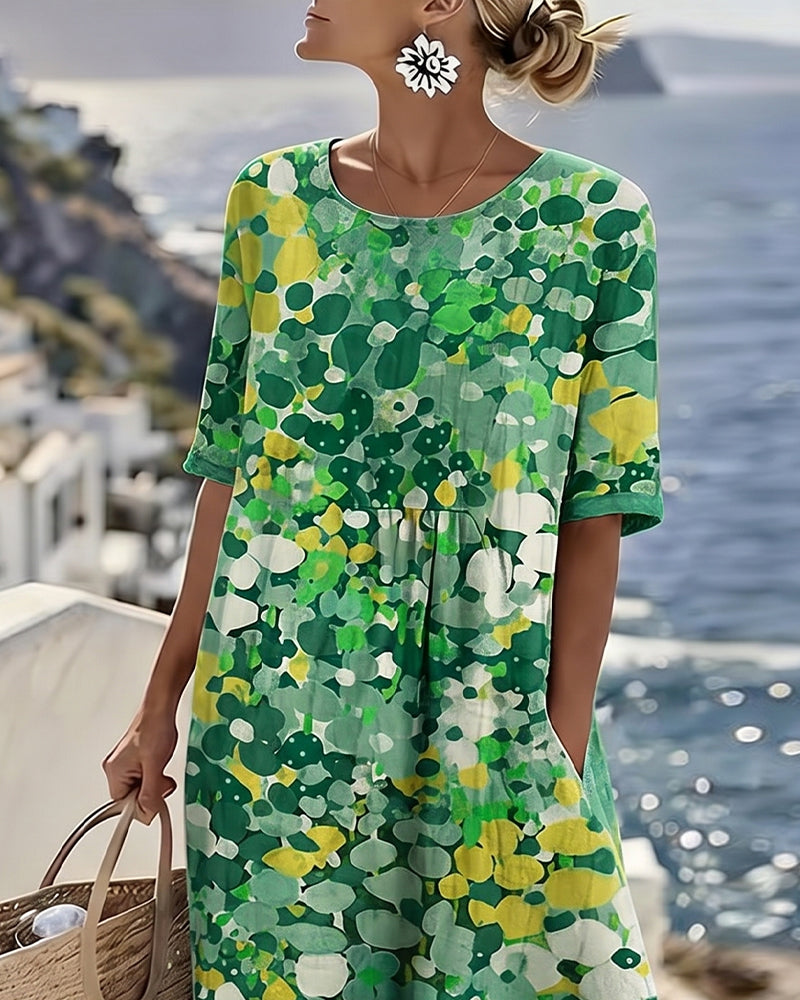 Robe Imprimé Floral Ample