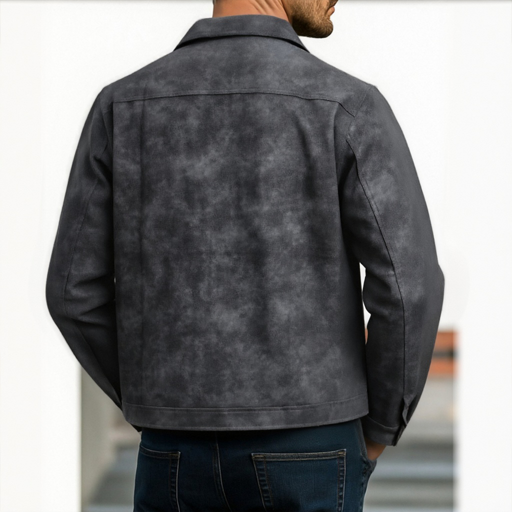 Bravik | Chaqueta Masculina Estilo Cuero para Invierno