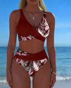 Bikini Kontrastfarbe Mode Blume