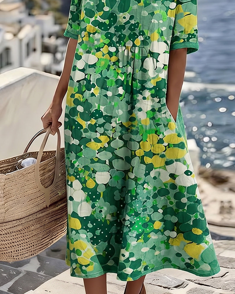 Robe Imprimé Floral Ample