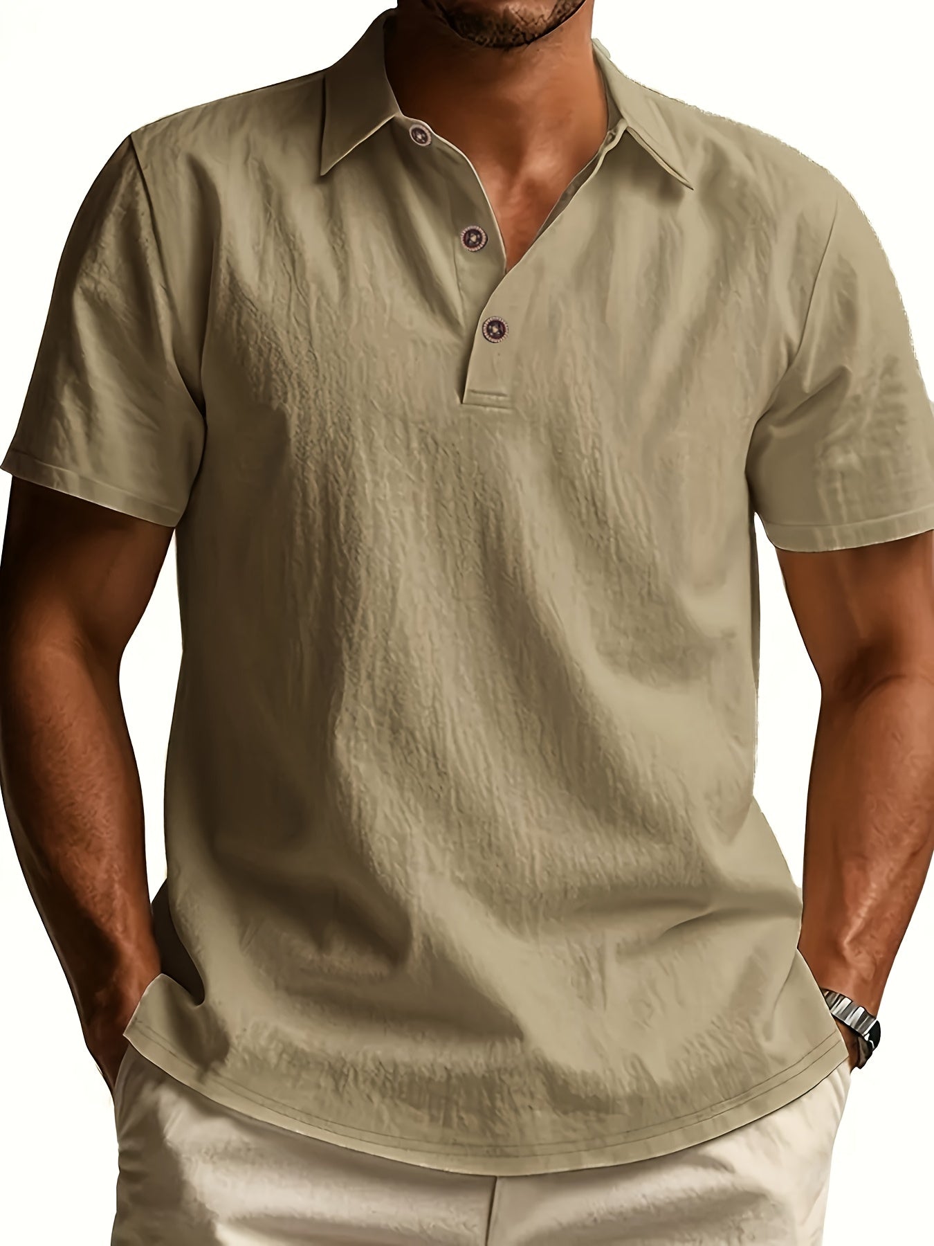 Linston™ | Camisa de lino de manga corta y gran comodidad