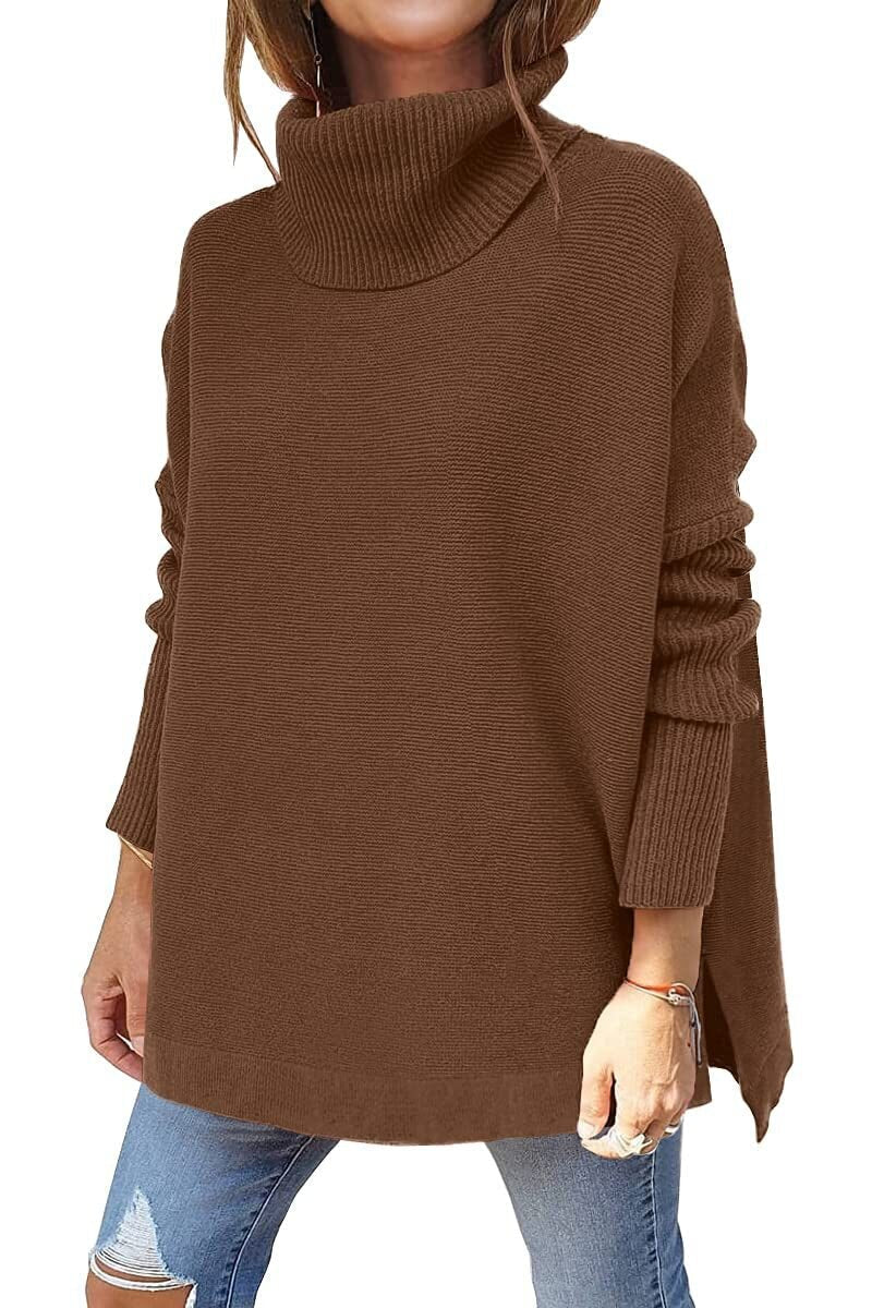 Drune | Jumper - Frauen Herbst Bequemer Rollkragenpullover