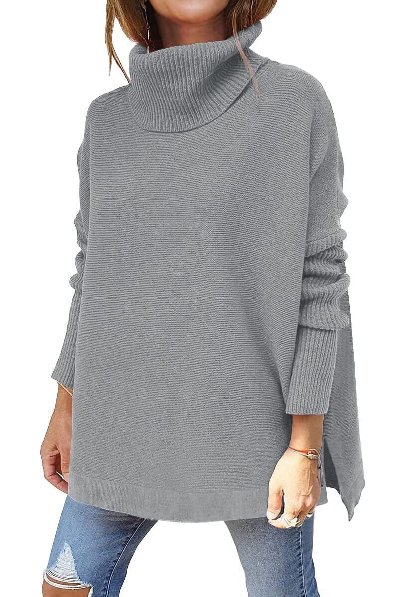 Drune | Jumper - Frauen Herbst Bequemer Rollkragenpullover