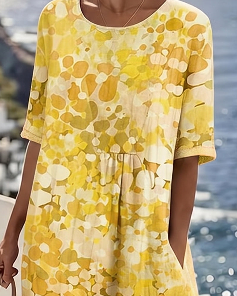 Robe Imprimé Floral Ample