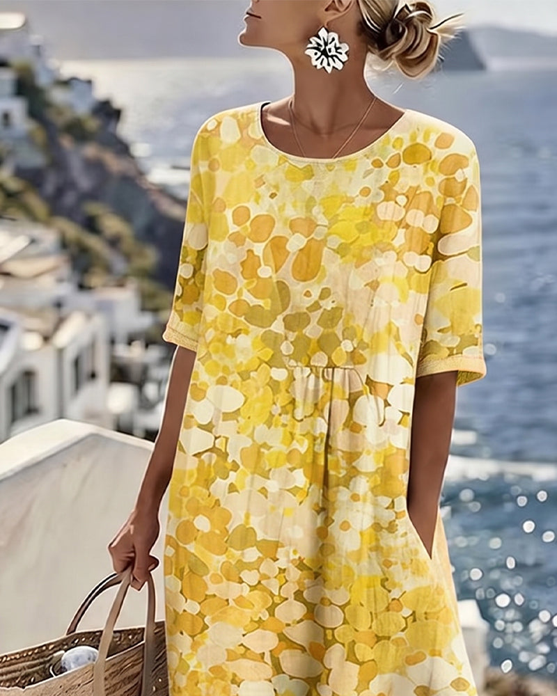 Robe Imprimé Floral Ample