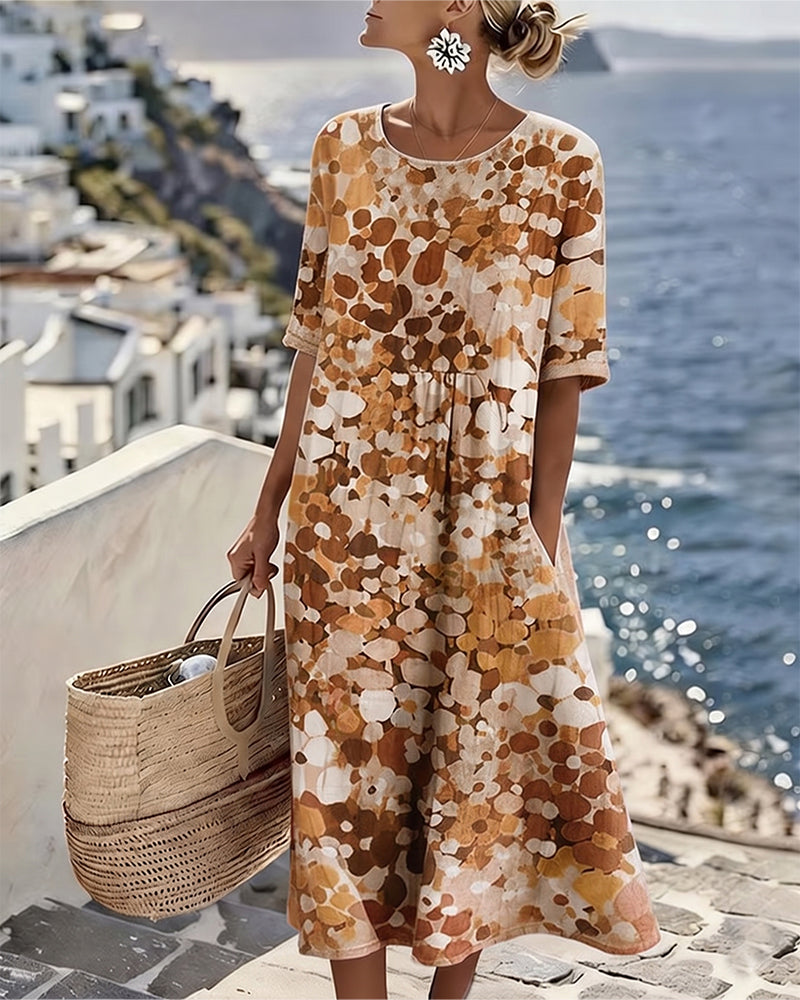Robe Imprimé Floral Ample