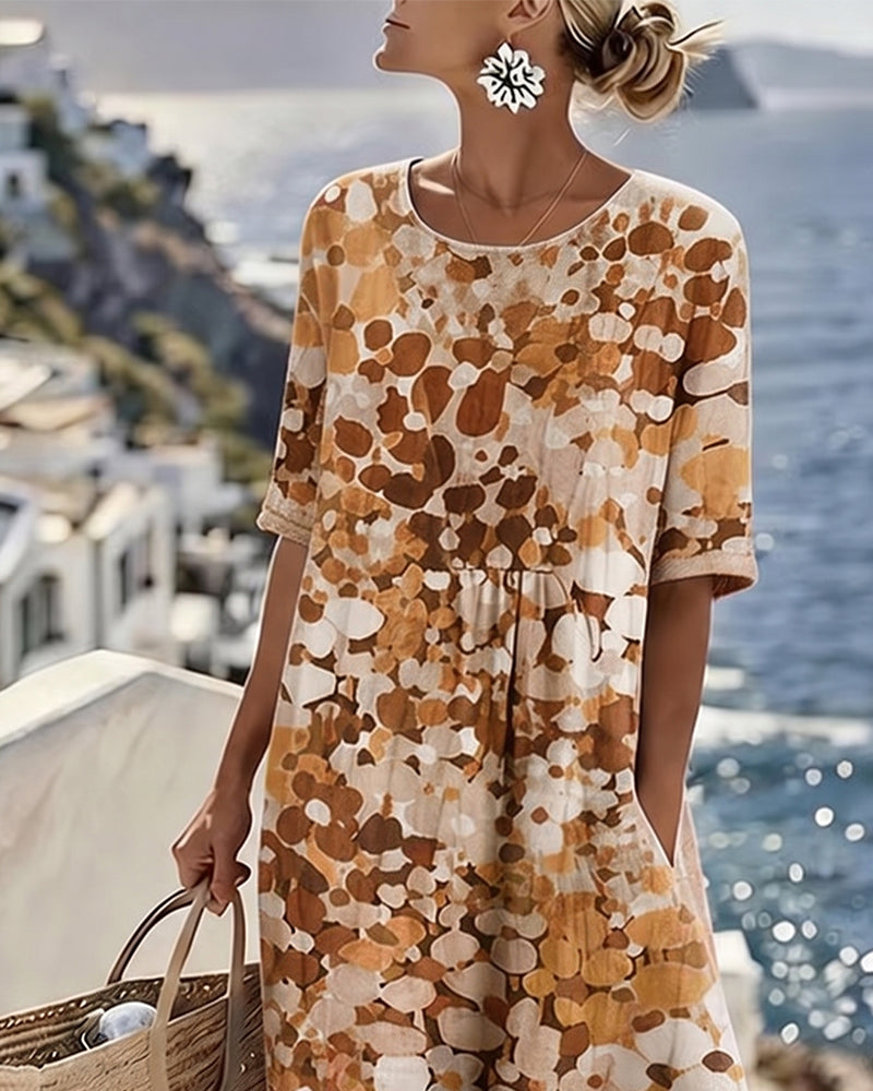 Robe Imprimé Floral Ample