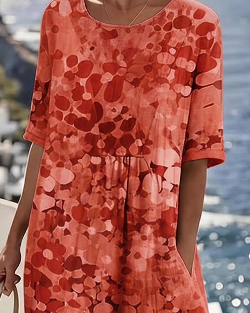 Robe Imprimé Floral Ample