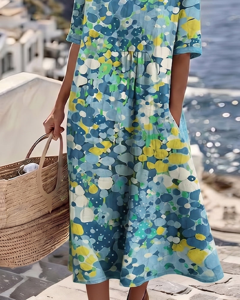 Robe Imprimé Floral Ample