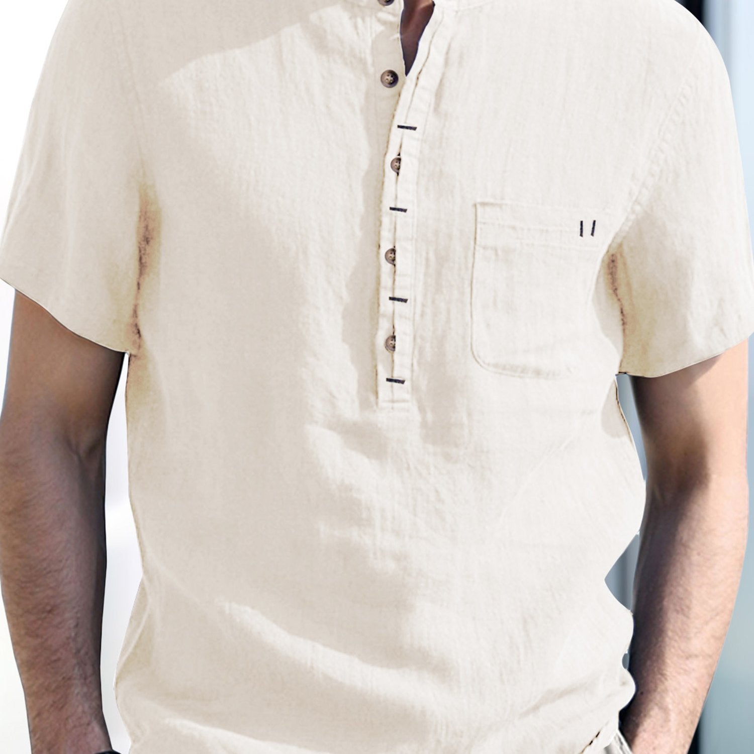 Lenvor™ | Henley transpirable de verano