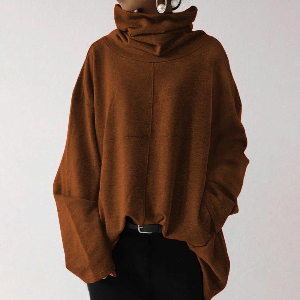 Drune | Trendy solid-color turtleneck sweater