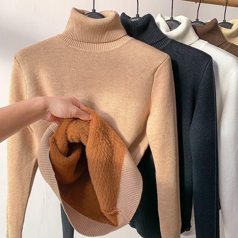 Drune | Turtleneck sweater with teddy lining