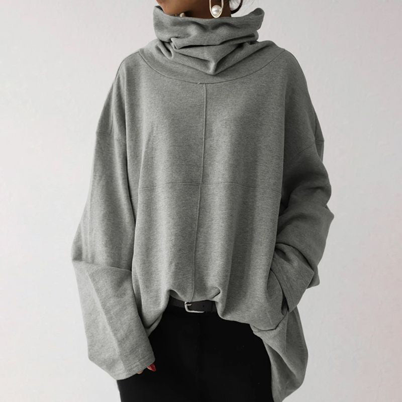 Drune | Trendy solid-color turtleneck sweater