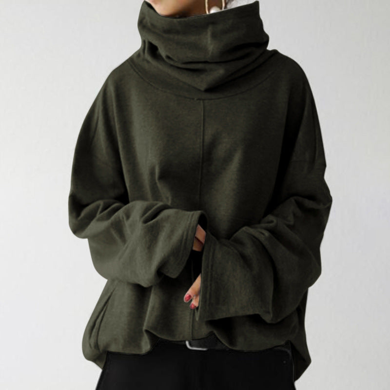 Drune | Trendy solid-color turtleneck sweater