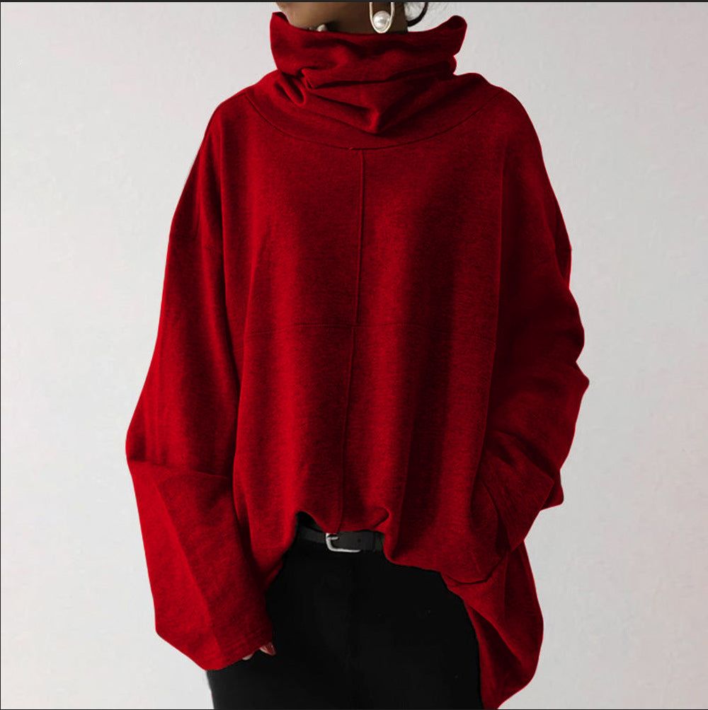 Drune | Trendy solid-color turtleneck sweater