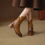 Grazia - Botines de Tacón Medio para Mujer