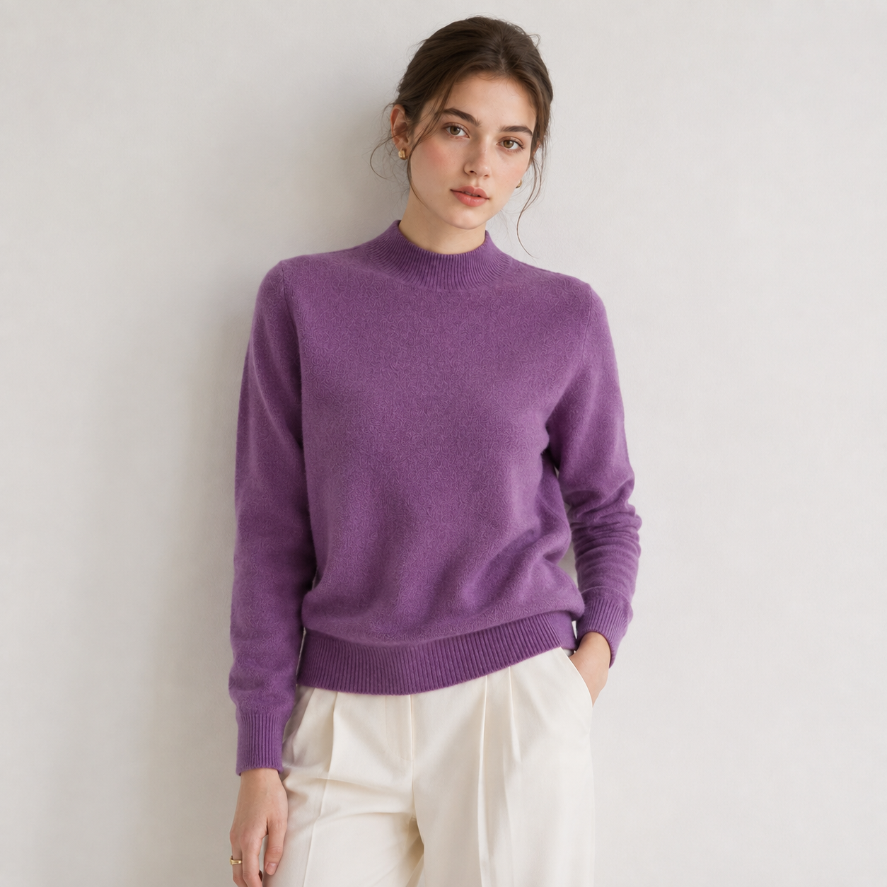 Women's Premium Sweater Comfortable Classic Winter Knitwear