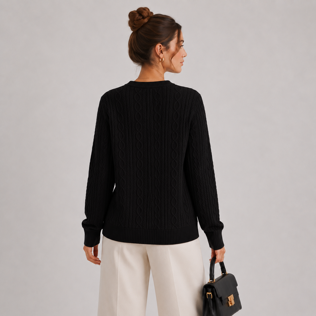 Women's Lightweight Sweater Zip Collar Long Sleeve Knitwear
