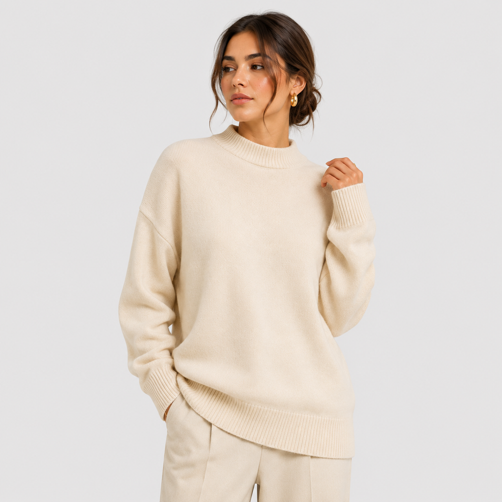 Women's Premium Oversized Sweater Cozy Long Sleeve Knit
