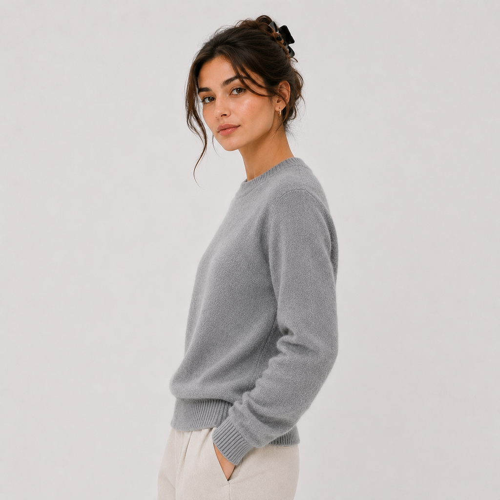 Women's Classic Cashmere Look Sweater Lightweight Warm Knitwear