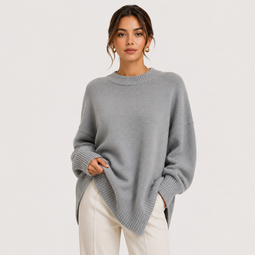 Women's Premium Oversized Sweater Cozy Long Sleeve Knit