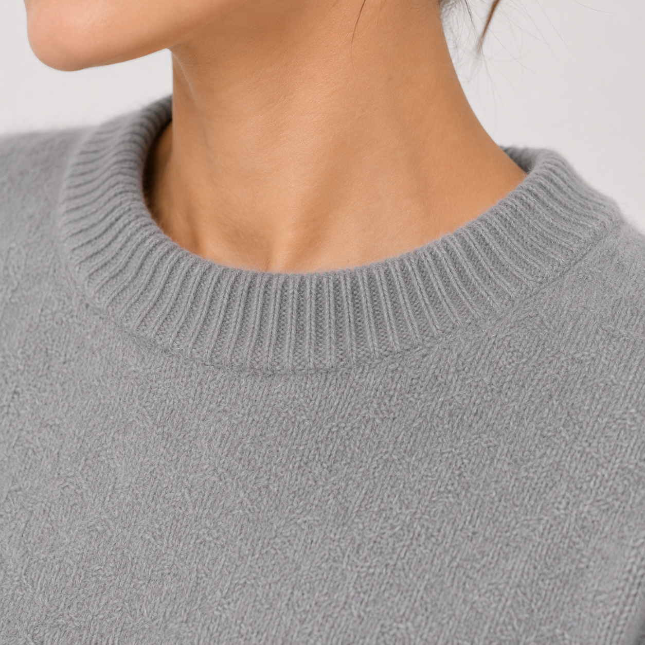 Women's Classic Cashmere Look Sweater Lightweight Warm Knitwear