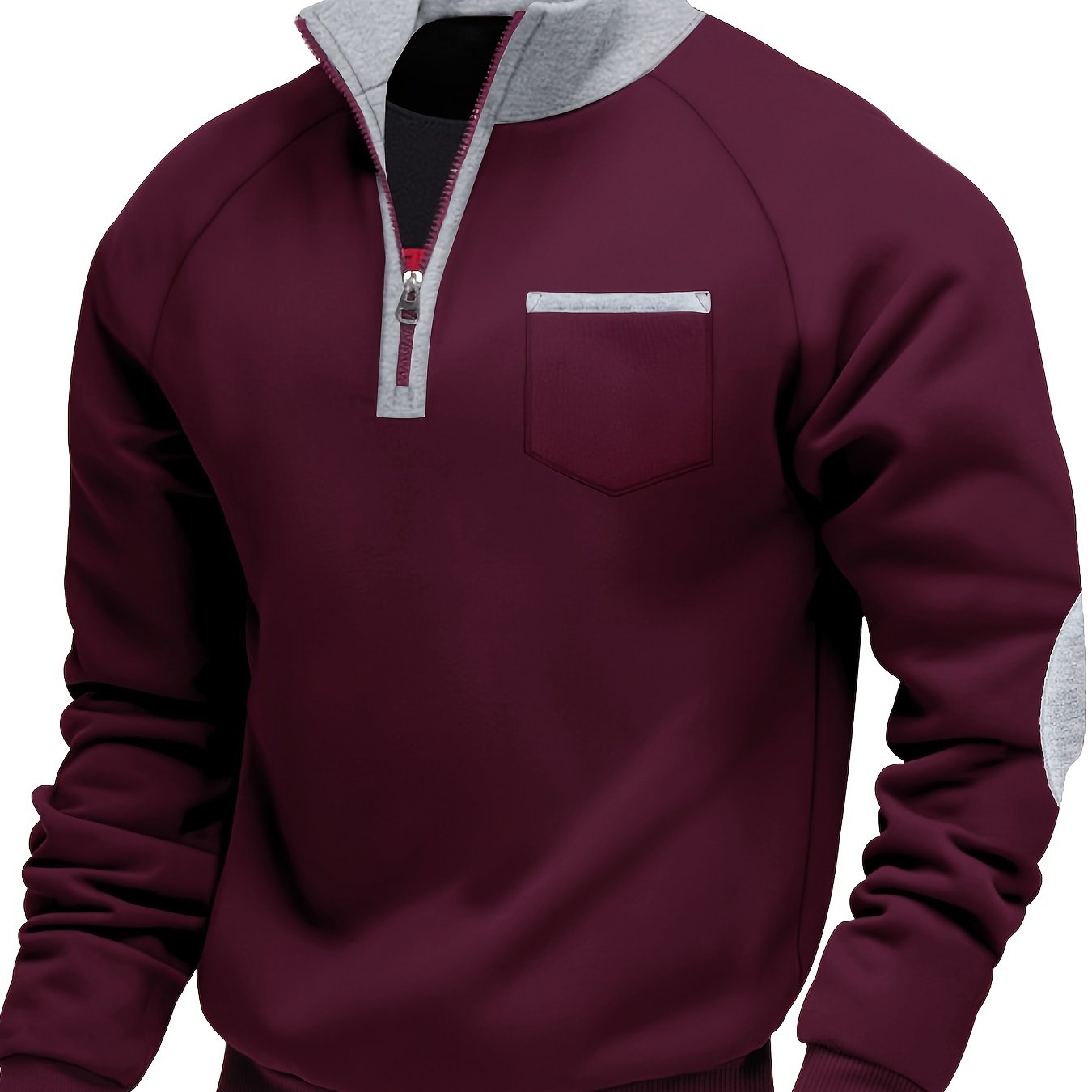 UrbanFlex™ | Chaqueta premium con media cremallera para hombre
