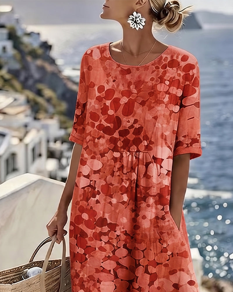 Robe Imprimé Floral Ample