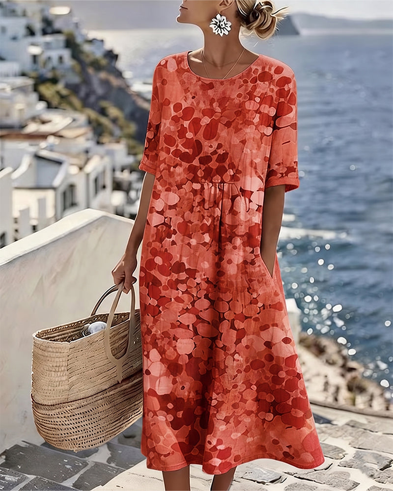 Robe Imprimé Floral Ample