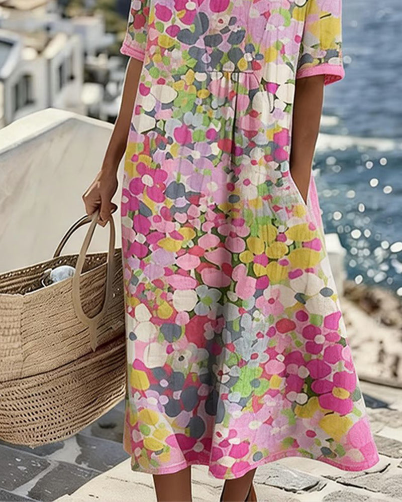 Robe Imprimé Floral Ample