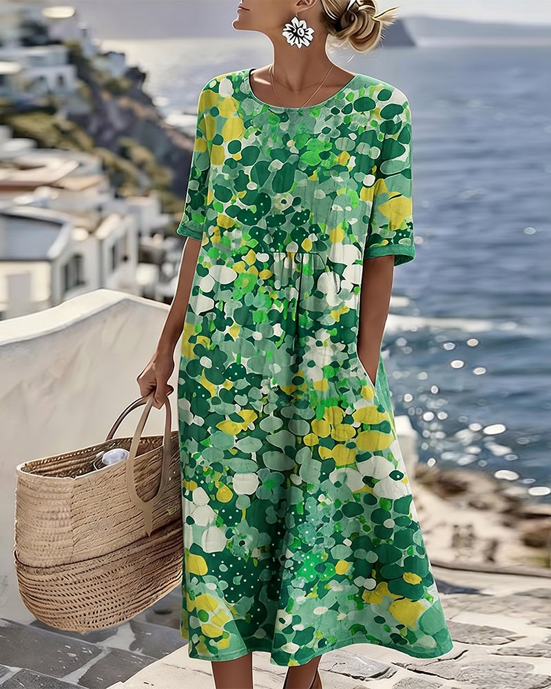 Robe Imprimé Floral Ample