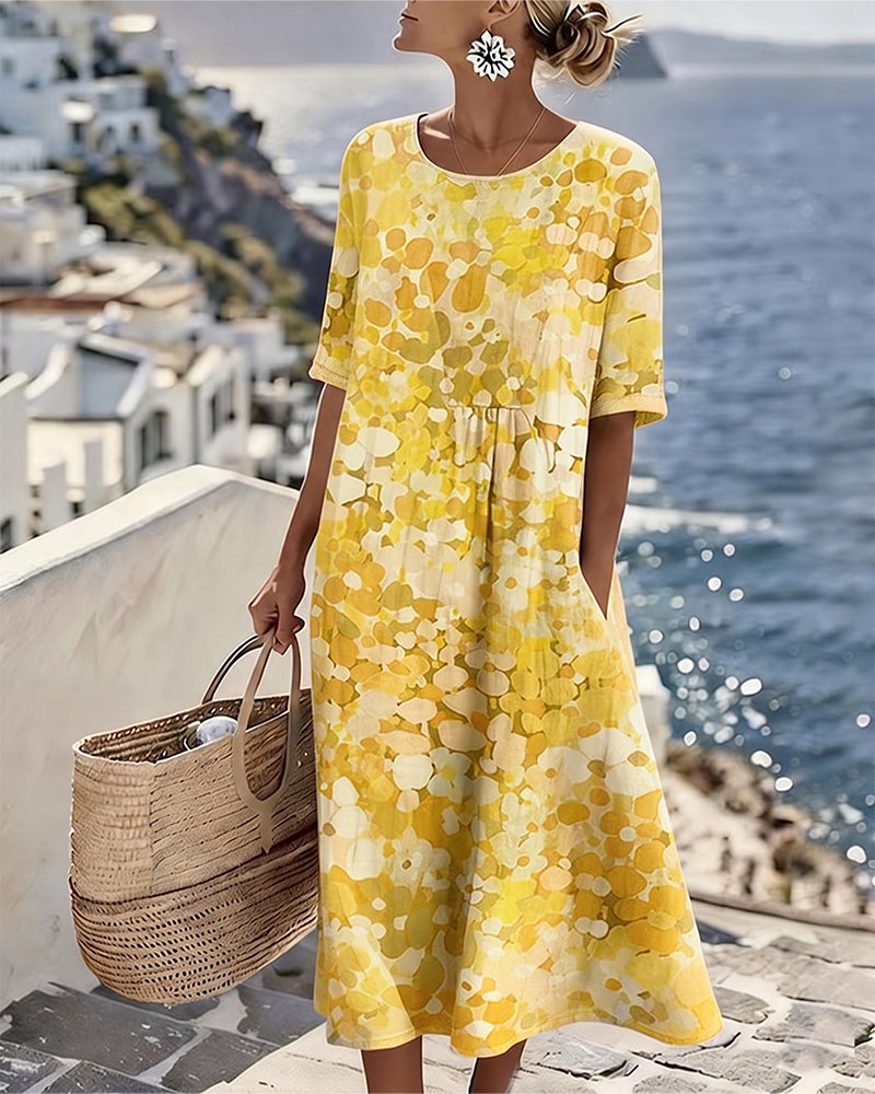 Robe Imprimé Floral Ample