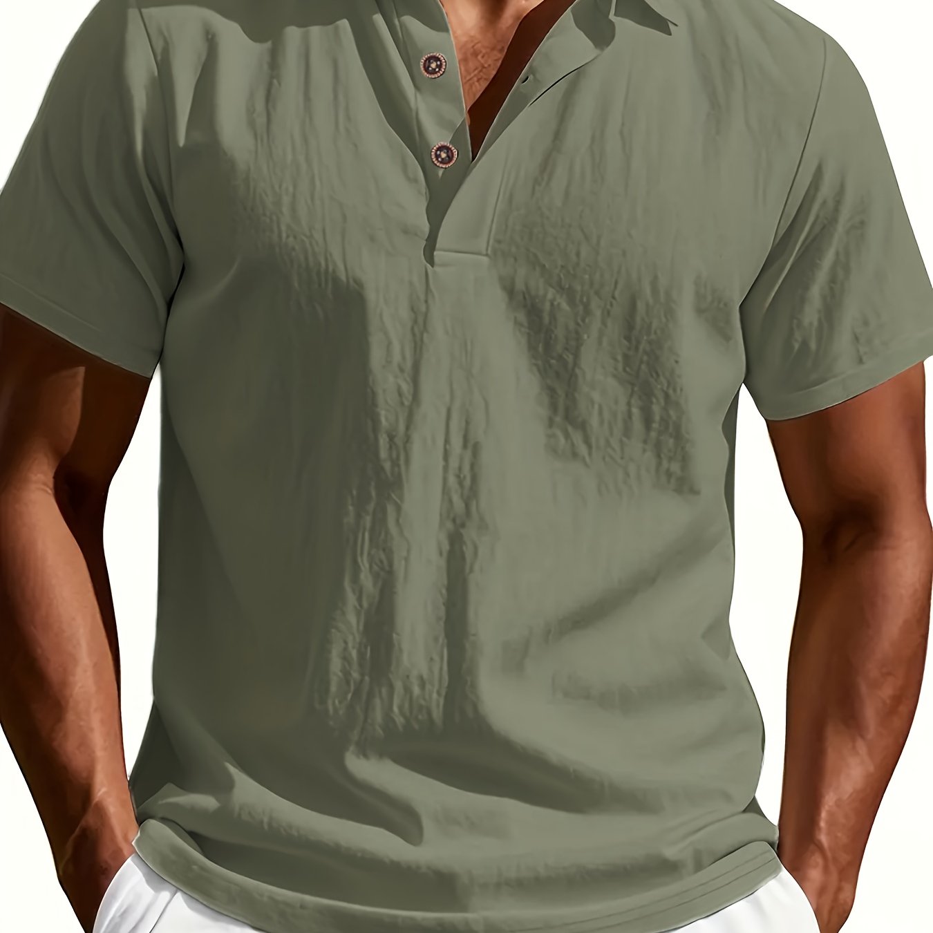 Linston™ | Camisa de lino de manga corta y gran comodidad