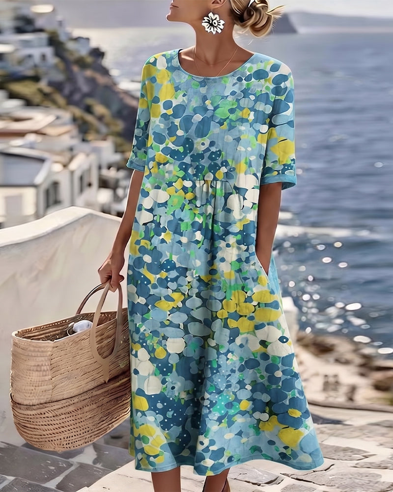 Robe Imprimé Floral Ample