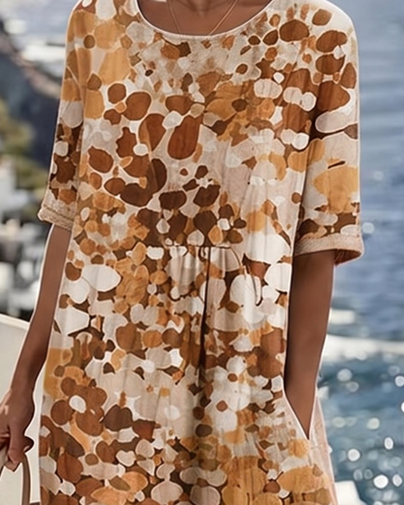 Robe Imprimé Floral Ample
