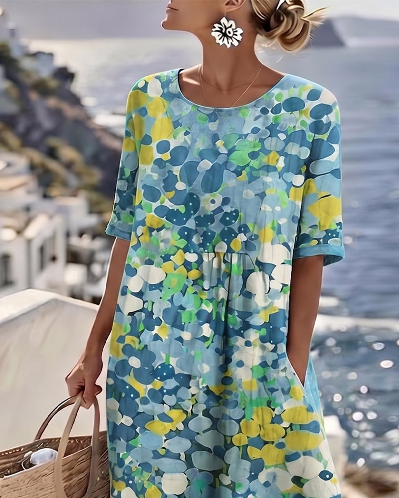 Robe Imprimé Floral Ample