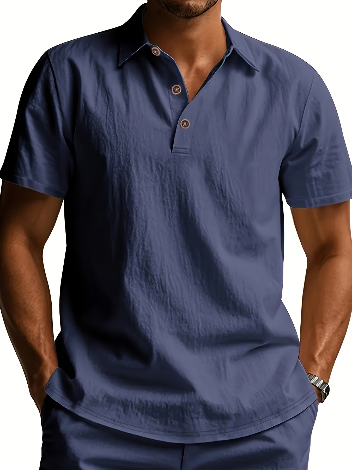 Linston™ | Camisa de lino de manga corta y gran comodidad