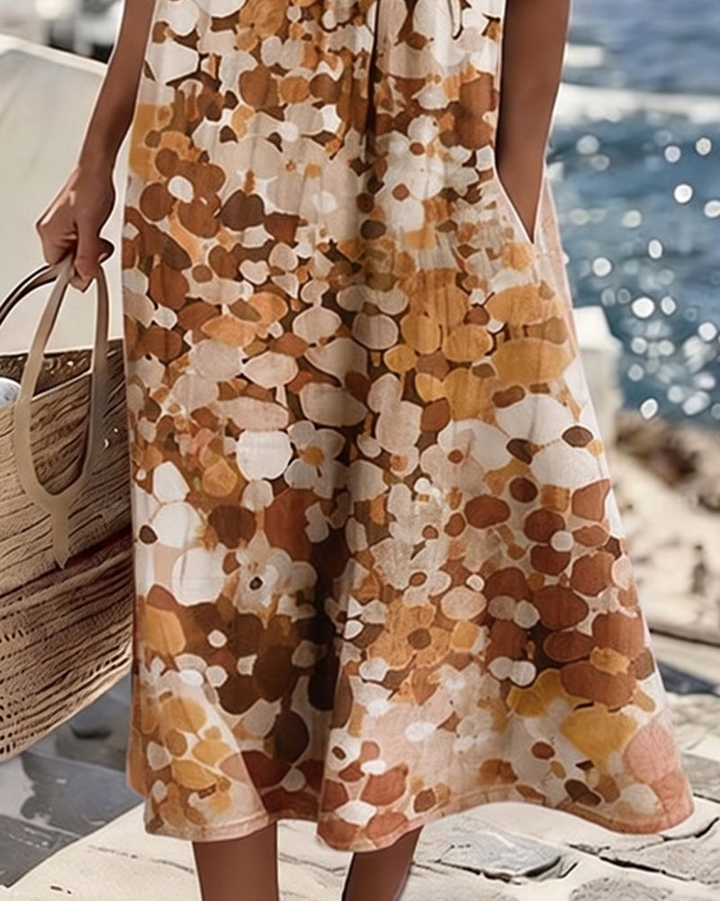 Robe Imprimé Floral Ample