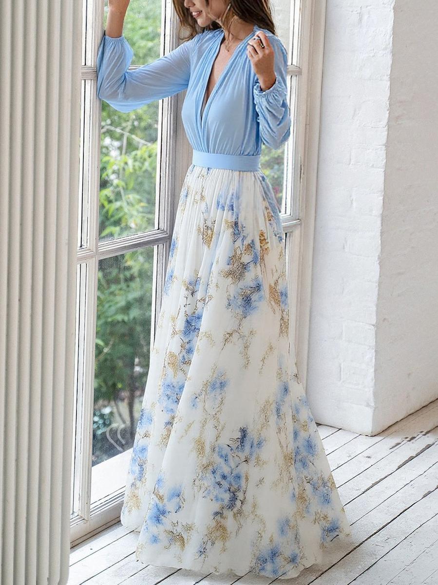 Tess | Vestido largo con estampado floral para Mujer